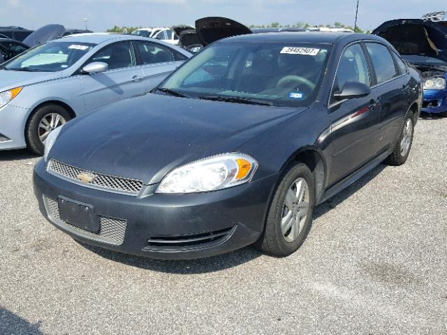 2G1WF5E35D1173119 - 2013 CHEVROLET IMPALA LS GRAY photo 2