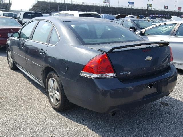 2G1WF5E35D1173119 - 2013 CHEVROLET IMPALA LS GRAY photo 3