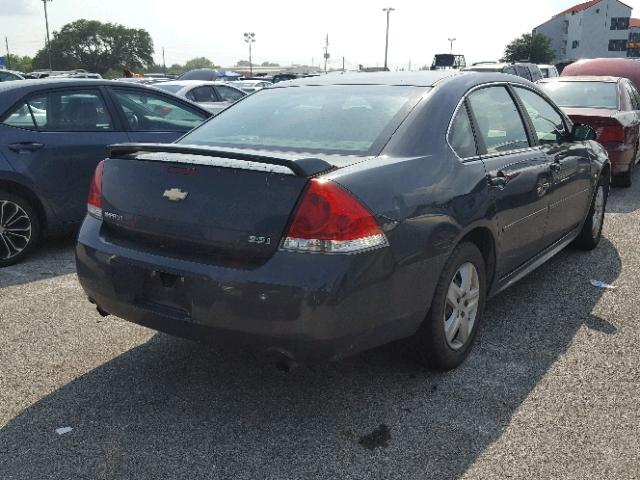 2G1WF5E35D1173119 - 2013 CHEVROLET IMPALA LS GRAY photo 4