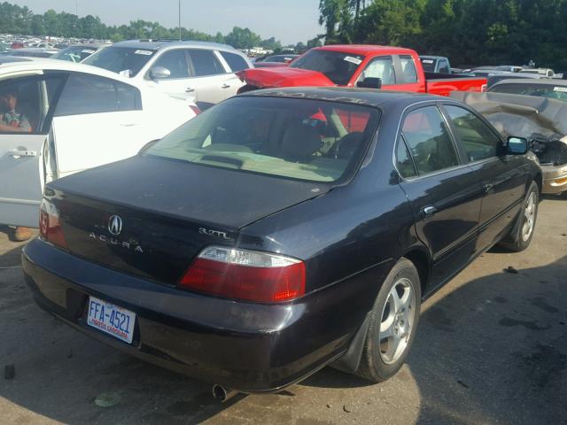 19UUA56672A044339 - 2002 ACURA 3.2TL BLACK photo 4