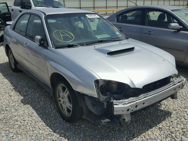 JF1GD29604H510738 - 2004 SUBARU IMPREZA WR SILVER photo 1