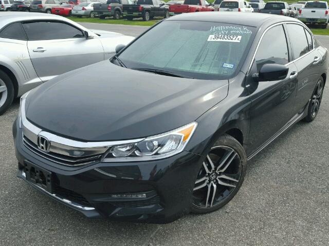 1HGCR2F57HA241594 - 2017 HONDA ACCORD SPO BLACK photo 2