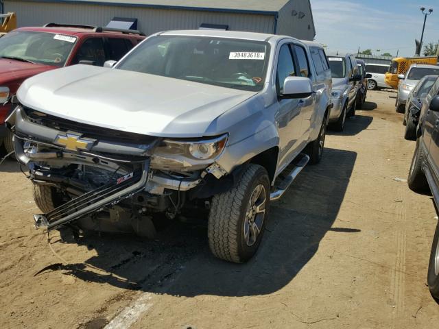 1GCGTDE32G1371259 - 2016 CHEVROLET COLORADO Z SILVER photo 2