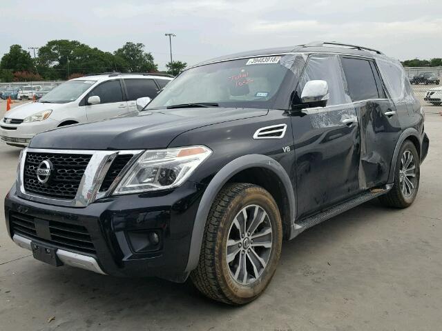 JN8AY2ND6H9006871 - 2017 NISSAN ARMADA SV BLACK photo 2