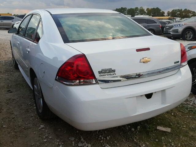 2G1WF5EK5B1159046 - 2011 CHEVROLET IMPALA LS WHITE photo 3