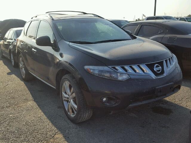 JN8AZ1MW2AW126247 - 2010 NISSAN MURANO BLACK photo 1