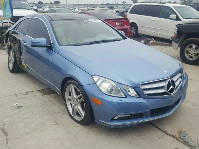 WDDKJ5GB8BF073925 - 2011 MERCEDES-BENZ E 350 BLUE photo 1