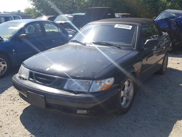 YS3DD78N2X7003863 - 1999 SAAB 9-3 S BLACK photo 2