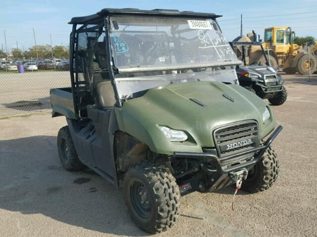 3H1VE0191AD000748 - 2010 HONDA MUV700 GREEN photo 1