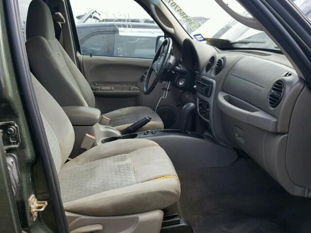 1J4GK48K56W259718 - 2006 JEEP LIBERTY SP GREEN photo 5