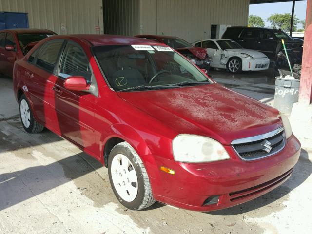 KL5JD56Z28K751568 - 2008 SUZUKI FORENZA BA RED photo 1