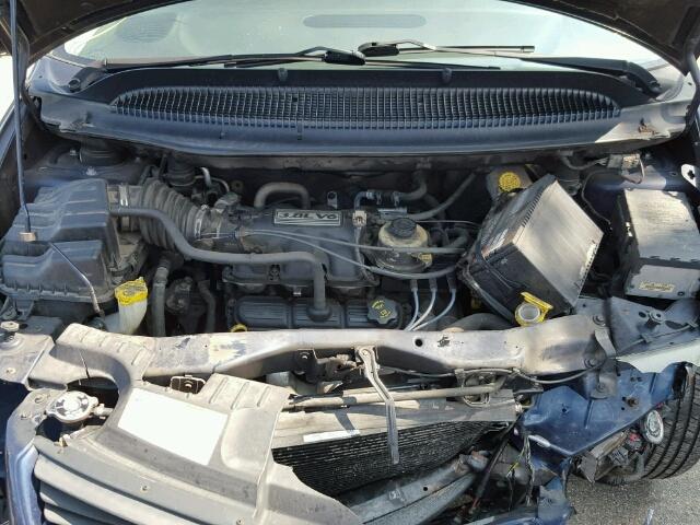 2D4GP44L25R183973 - 2005 DODGE GRAND CARA BLUE photo 7