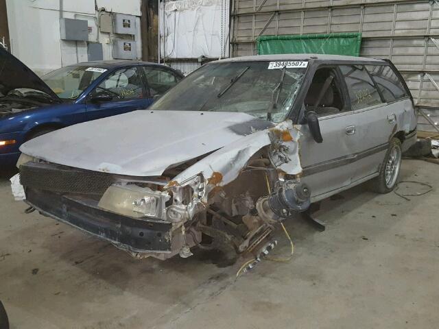 4S3BJ6337P6959417 - 1993 SUBARU LEGACY L A SILVER photo 2