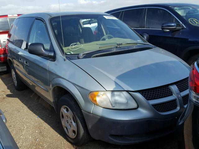 1D4GP25383B259517 - 2003 DODGE CARAVAN SE BLUE photo 1