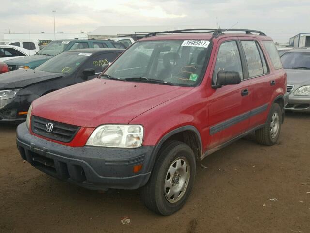 JHLRD17471S010236 - 2001 HONDA CR-V LX RED photo 2