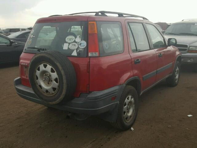 JHLRD17471S010236 - 2001 HONDA CR-V LX RED photo 4