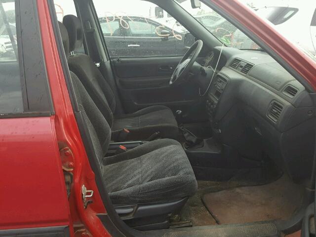 JHLRD17471S010236 - 2001 HONDA CR-V LX RED photo 5