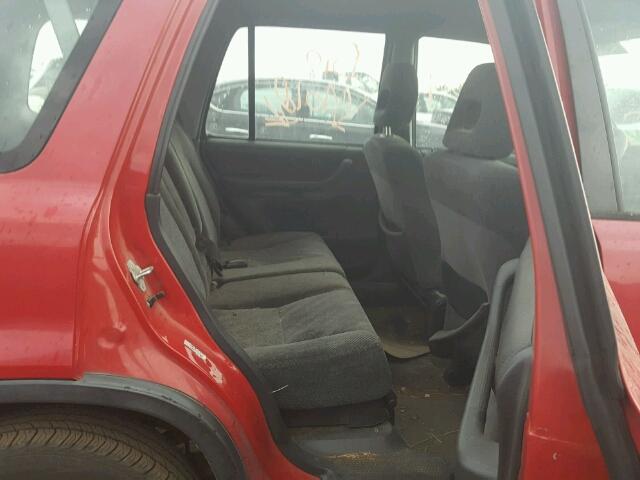 JHLRD17471S010236 - 2001 HONDA CR-V LX RED photo 6