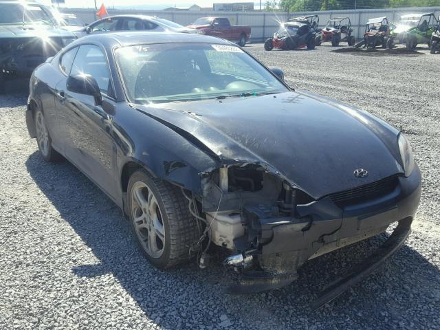 KMHHN65F63U076903 - 2003 HYUNDAI TIBURON GT BLACK photo 1