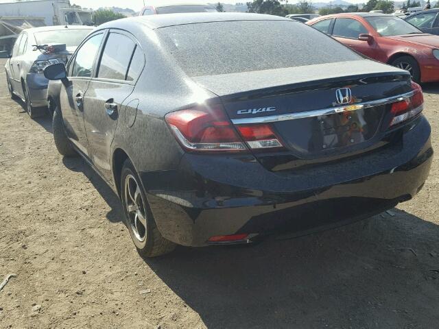 2HGFB2F78FH513300 - 2015 HONDA CIVIC SE BLACK photo 3