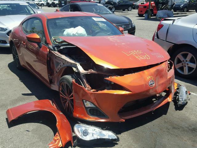 JF1ZNAA10F8710005 - 2015 TOYOTA SCION FR-S ORANGE photo 1