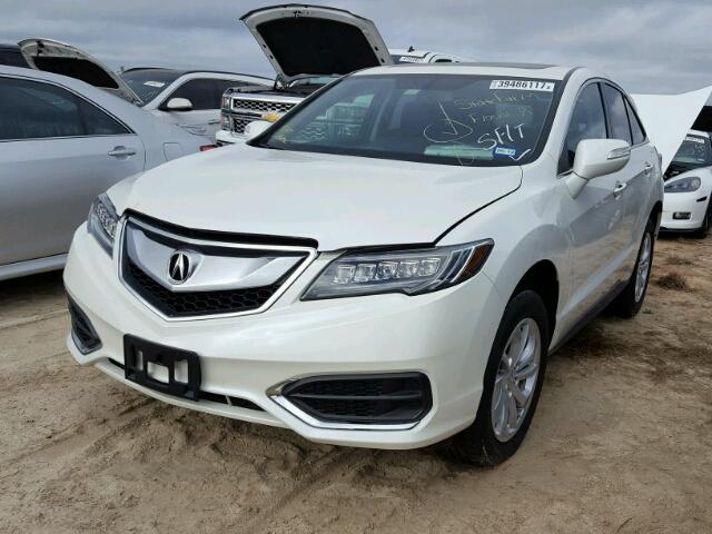 5J8TB3H56HL008172 - 2017 ACURA RDX WHITE photo 2