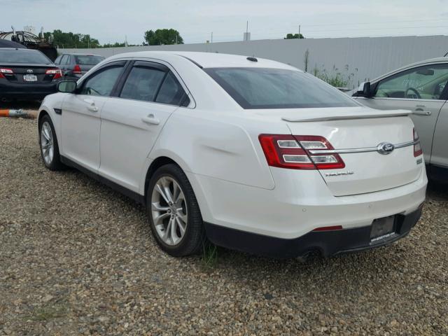 1FAHP2KTXEG102413 - 2014 FORD TAURUS SHO WHITE photo 3