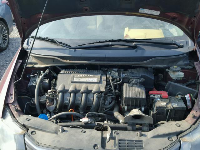 JHMZE2H39BS006324 - 2011 HONDA INSIGHT MAROON photo 7