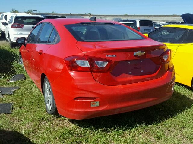 1G1BC5SM8G7311487 - 2016 CHEVROLET CRUZE LS RED photo 3