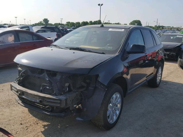 2FMDK39CX7BB51510 - 2007 FORD EDGE SEL P BLACK photo 2