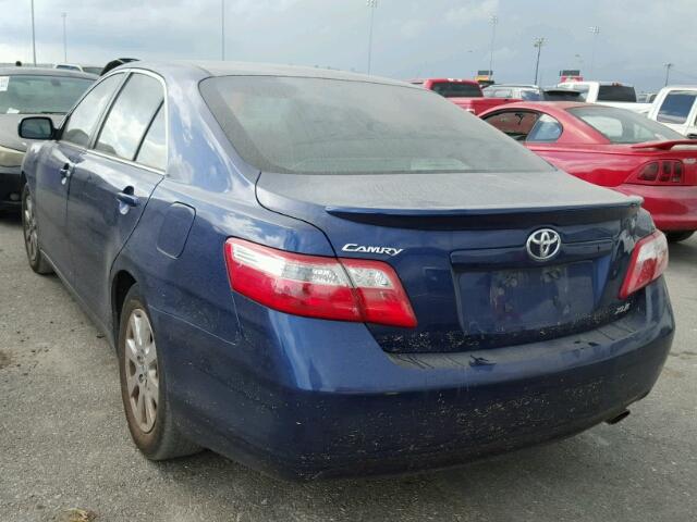 4T1BE46K89U328374 - 2009 TOYOTA CAMRY BASE BLUE photo 3