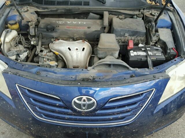 4T1BE46K89U328374 - 2009 TOYOTA CAMRY BASE BLUE photo 7