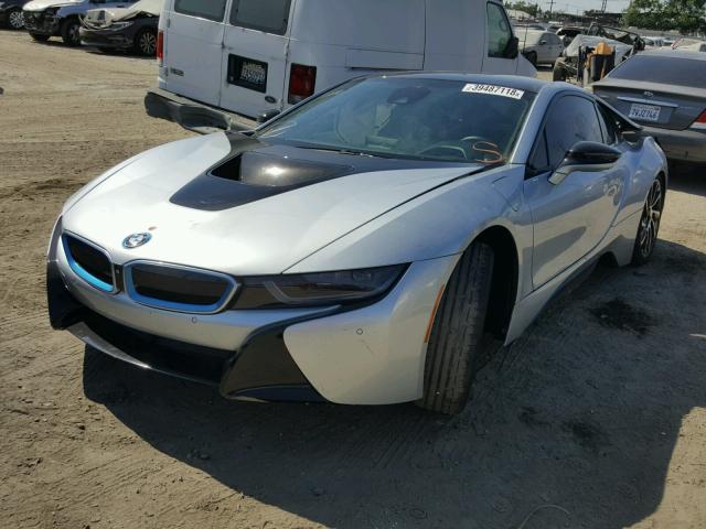 WBY2Z2C5XEVX64805 - 2014 BMW I8 SILVER photo 2