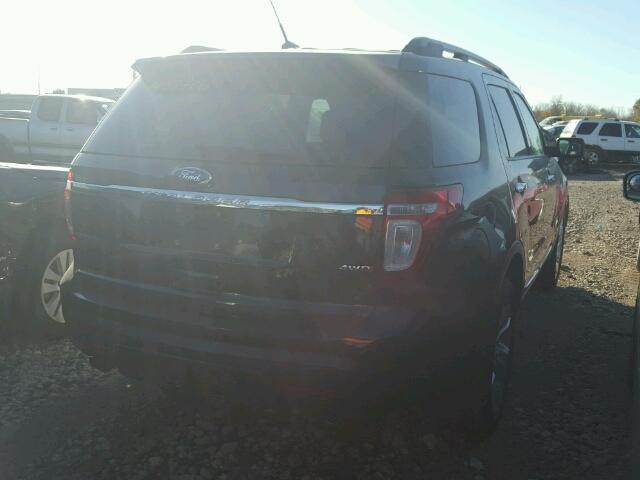 1FMHK8F82BGA11287 - 2011 FORD EXPLORER L BLACK photo 4