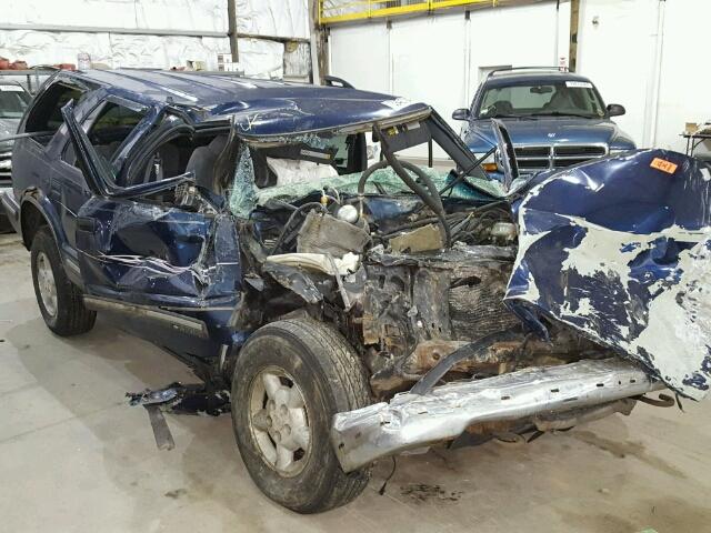 1GNDT13W4X2227731 - 1999 CHEVROLET BLAZER BLUE photo 1