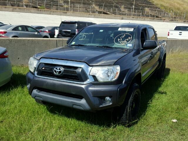 5TFJU4GNXCX023248 - 2012 TOYOTA TACOMA DOU GRAY photo 2