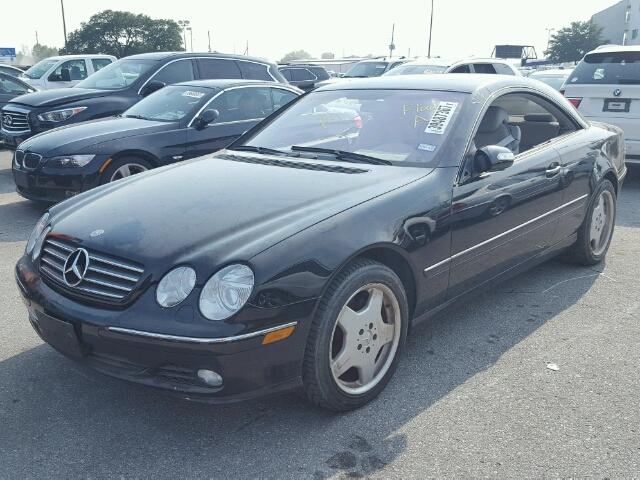 WDBPJ75J74A040578 - 2004 MERCEDES-BENZ CL 500 BLACK photo 2