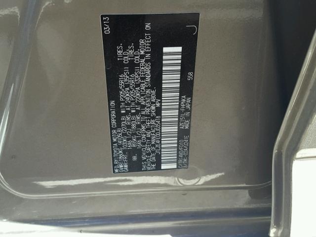 JTLZE4FE0DJ035418 - 2013 TOYOTA SCION XB TURQUOISE photo 10