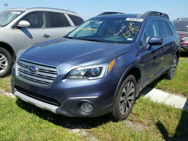 4S4BSBNC8G3296357 - 2016 SUBARU OUTBACK 2. BLUE photo 2