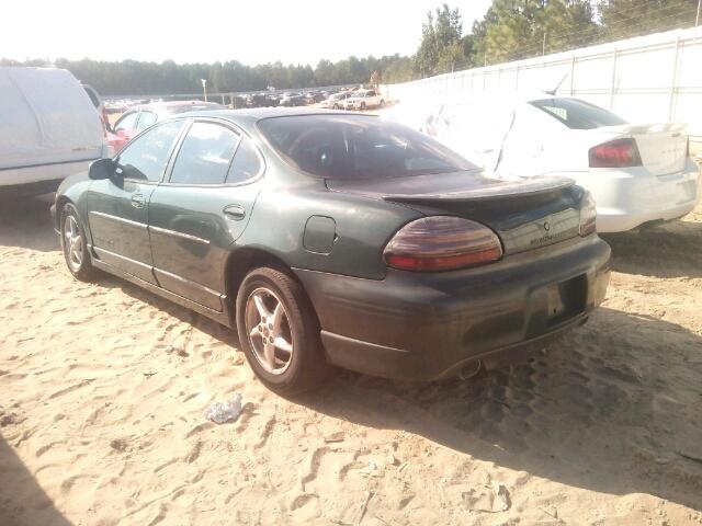 1G2WP52K7YF127570 - 2000 PONTIAC GRAND PRIX GREEN photo 3