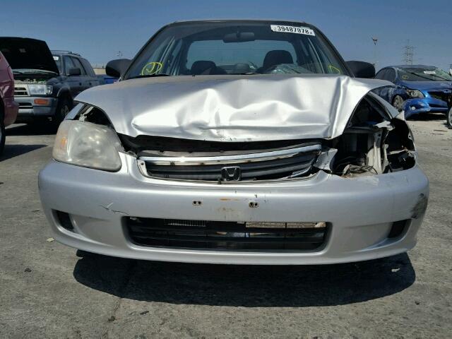 2HGEJ6611YH577988 - 2000 HONDA CIVIC BASE Gümüş foto 9