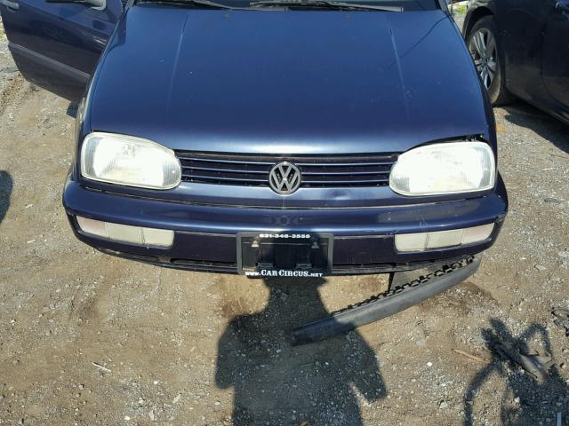 3VWFB81H0XM212828 - 1999 VOLKSWAGEN GOLF GL BLUE photo 7