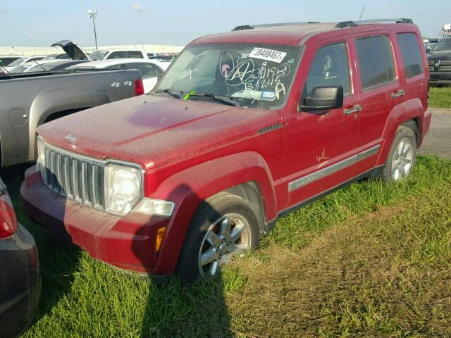 1J4PP5GKXAW119245 - 2010 JEEP LIBERTY RED photo 2