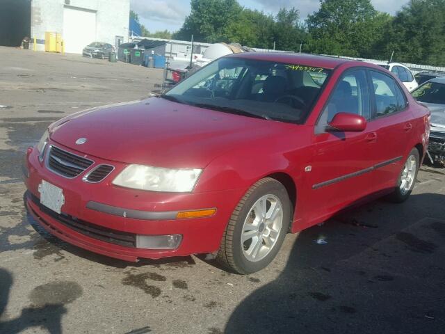 YS3FD49Y561014423 - 2006 SAAB 9-3 RED photo 2