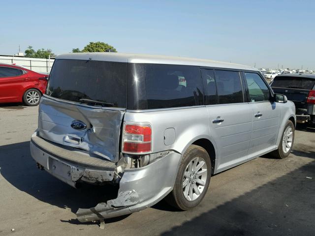 2FMGK5CC0BBD08469 - 2011 FORD FLEX SEL SILVER photo 4