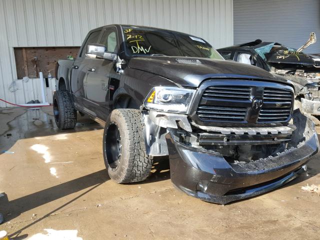 1C6RR7MT8HS612643 - 2017 RAM 1500 SPORT BLACK photo 1