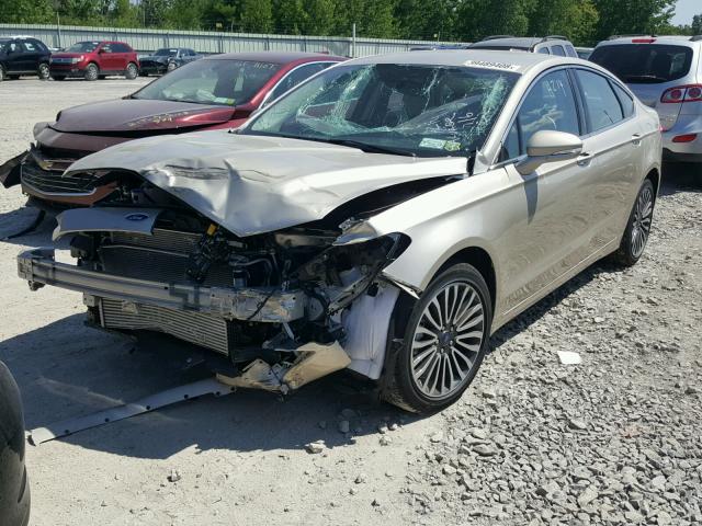 3FA6P0D91JR247470 - 2018 FORD FUSION TIT GOLD photo 2