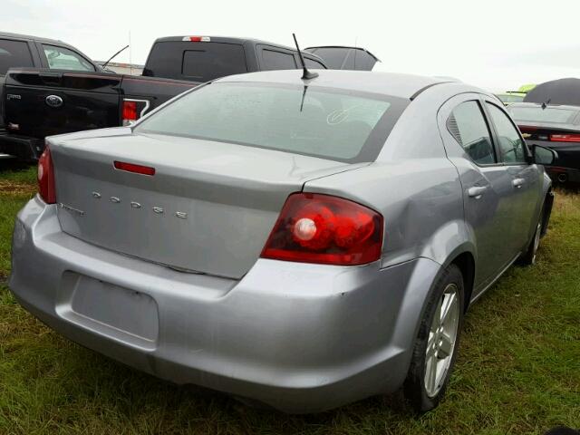 1C3CDZAB8DN662881 - 2013 DODGE AVENGER SILVER photo 4