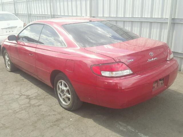 2T1CG22P6YC355075 - 2000 TOYOTA CAMRY SOLA RED photo 3