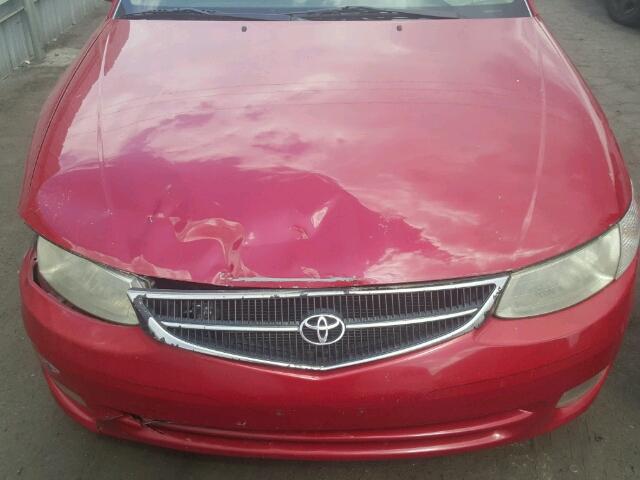 2T1CG22P6YC355075 - 2000 TOYOTA CAMRY SOLA RED photo 7